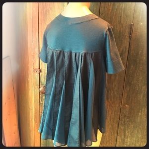 Pleats in back /Anthro sweater