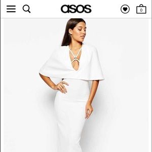 Asos Club L Kimono Sleeve Dress