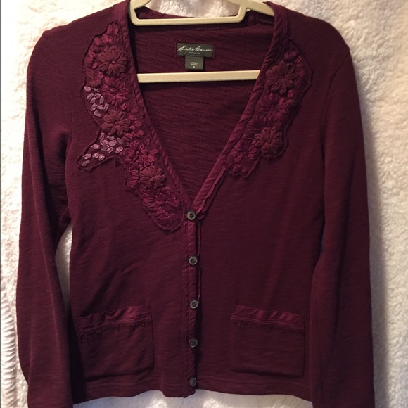 Eddie Bauer Ribbon Cardigan