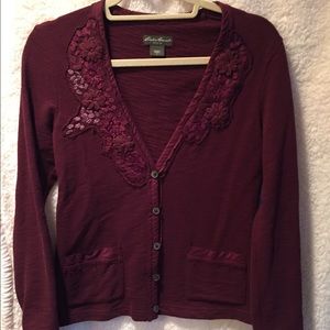 Eddie Bauer Ribbon Cardigan
