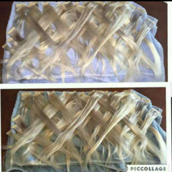Blonde Tape In Hair Extensions