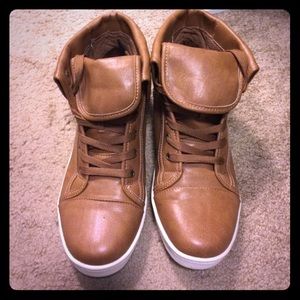 Studded High-top Sneakers