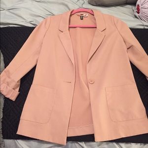 H&M blush blazer