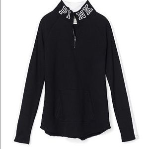 FLASH SALE💚 vs curved hem half zip