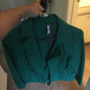 Green blazer