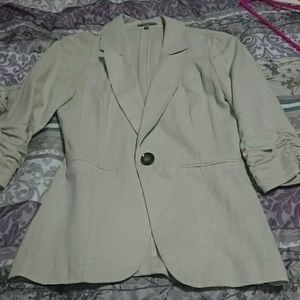 Charlotte Russe Cream Blazer