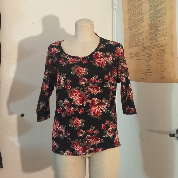 Long sleeve, Floral Top