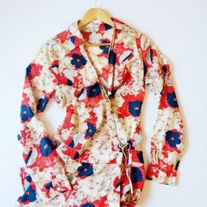 Francesca Long Sleeve Wrap Dress