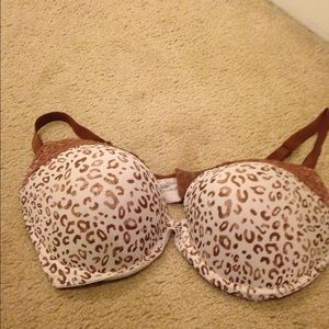 A cheetah print bra