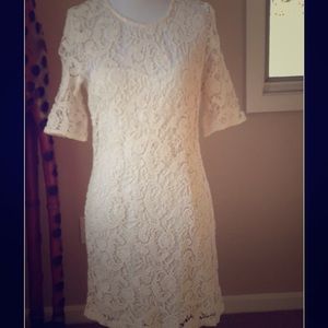Sparkle & Fade NWT Ivory Lace Dress Size Small