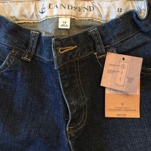 Youth size 12 Lands End Capri jeans.