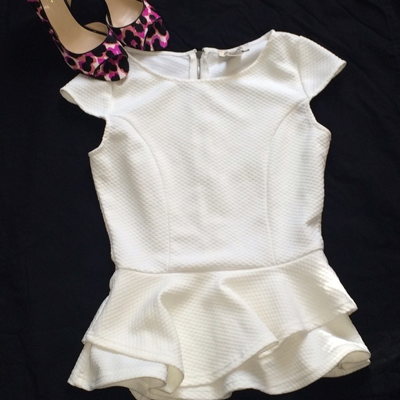 Arden B Peplum Top