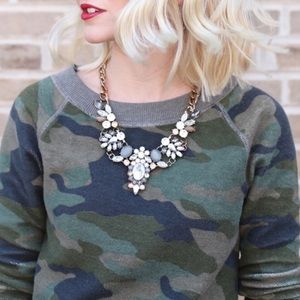 Banana Republic Camo Print Sweatshirt
