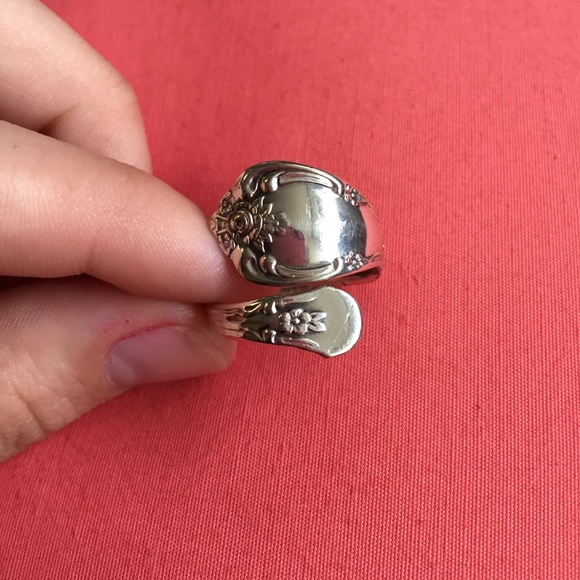 Real sterling silver spoon ring!