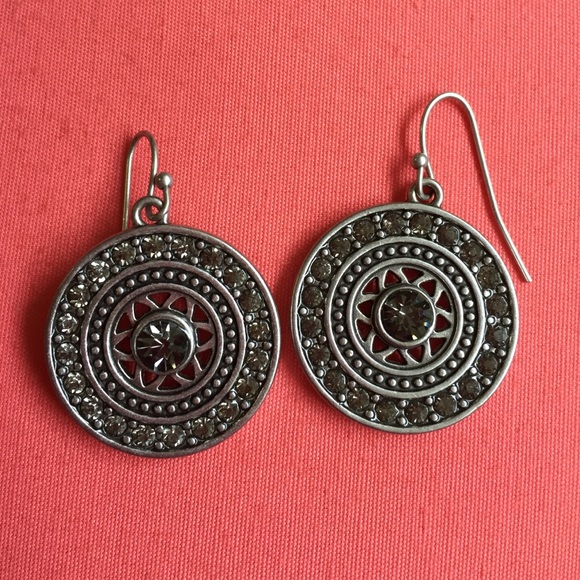 Sliver boho American eagle earrings!