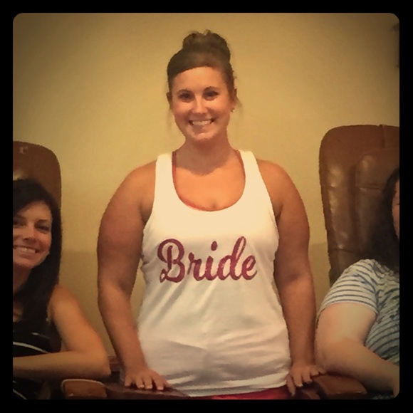 Bride tank top