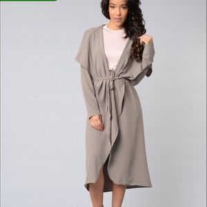 Manahattan drapped coat