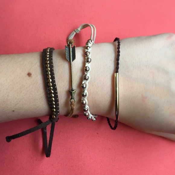 American eagle boho bracelet bundle!