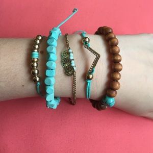 Boho stackable brackets! Never worn!