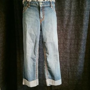 A.N.A. CROPPED JEANS - SIZE 12