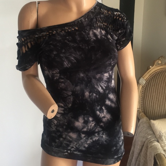 Daytrip buckle small tie died studded blouse