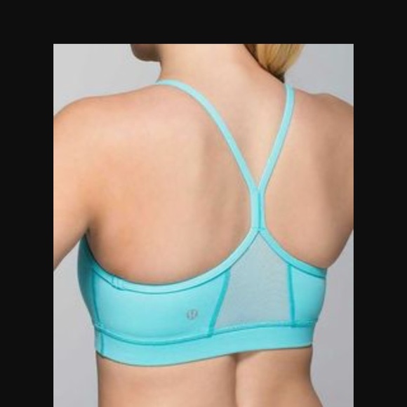 Lululemon Flow Y bra. Bright blue. Size 6