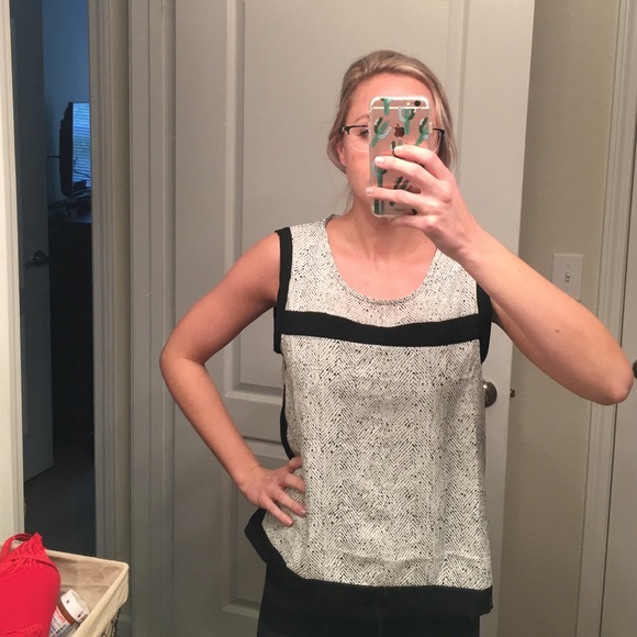 Collective concepts black and white top