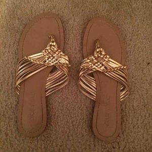 Gold Colin Stewart sandals