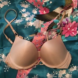 VS nude bombshell bra *adds 2 cup sizes!*