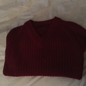 V-neck sweater