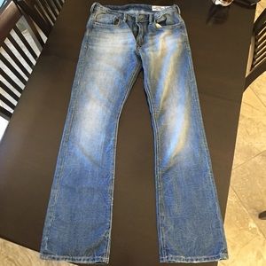 Men's Buckle Game Boot Cut jeans