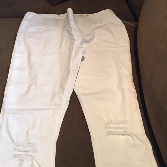 Brand new white maternity denim!