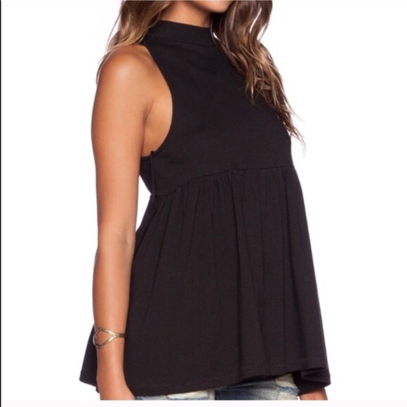 Black Free People Mock Top 👑 - Picture 2 of 3