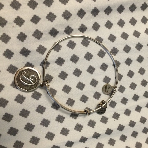 Alex & Ani bangle bracelet letter D