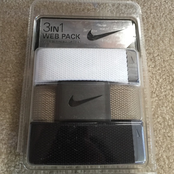 New Nike golf belts 3in1 one size all up to 42.