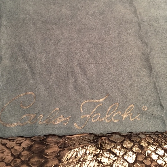 Carlos Falchi Python Evening Bag - image 2