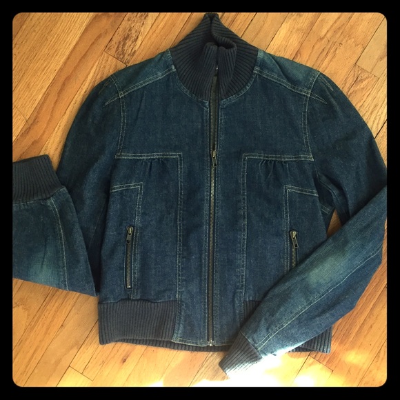 BCBGirls Denim Bomber Jacket