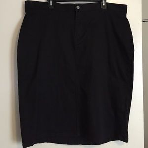 Black Dickies skirt
