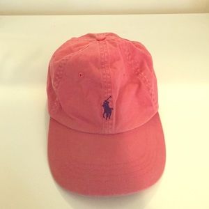 Coral Polo Ralph Lauren hat
