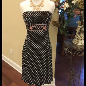 Retro polka dot dress