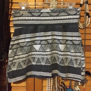 American Apparel tribal mini skirt