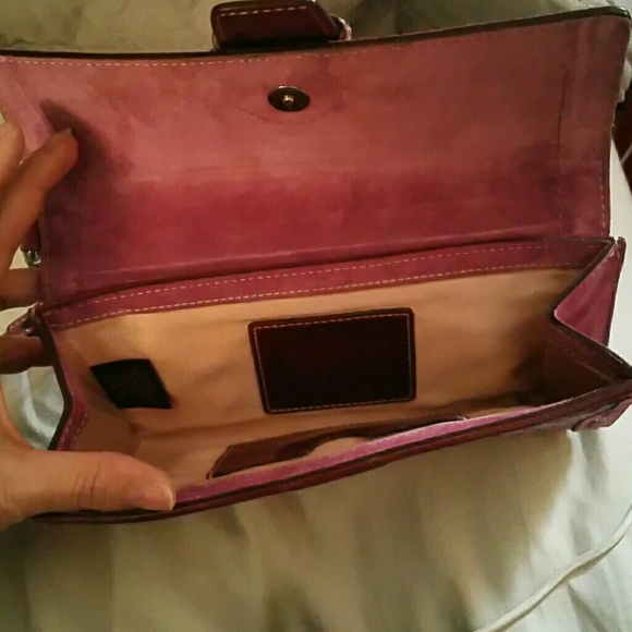 Plum Coach clutch. Authentic. - Picture 2 of 4