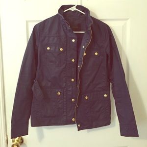 Navy J Crew Field Jacket