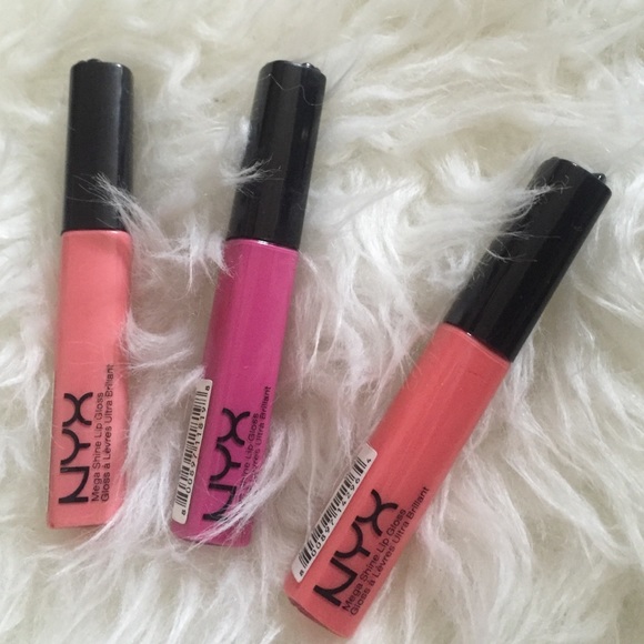 NYX mega shine lip gloss bundle