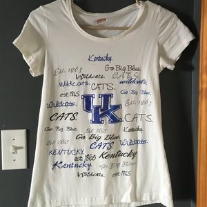 White short sleeve Kentucky shirt