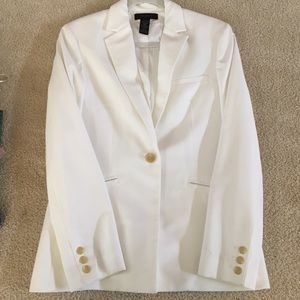 White limited blazer