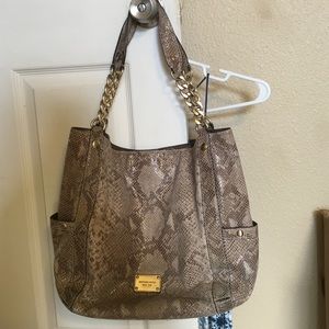 ML Snakeskin Purse - Large