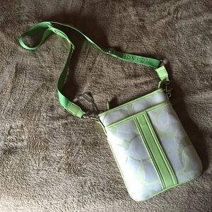 Coach cross-body bag.