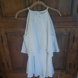 New never worn white romper