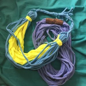 Tee shirt scarves